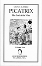 The Picatrix - Volume Two